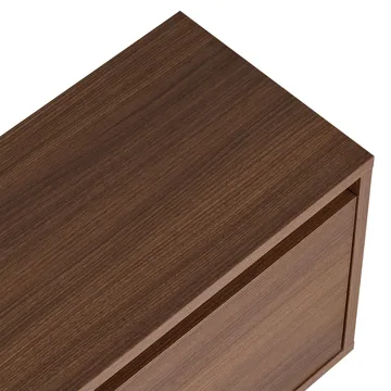 Domar TV-bänk 160 cm med Förvaring, Trä- och Valnötsutseende - Brun - Möbler - Tv möbel & mediamöbel - TV bänk & mediabänk