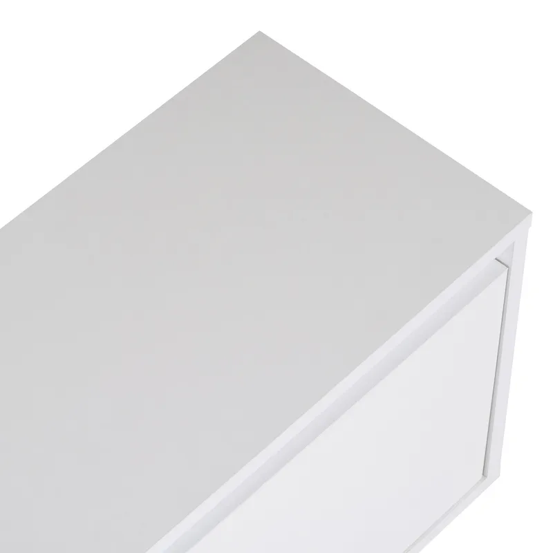 Domar TV-bänk 160 cm med Förvaring - Vit - Möbler - Tv möbel & mediamöbel - TV bänk & mediabänk