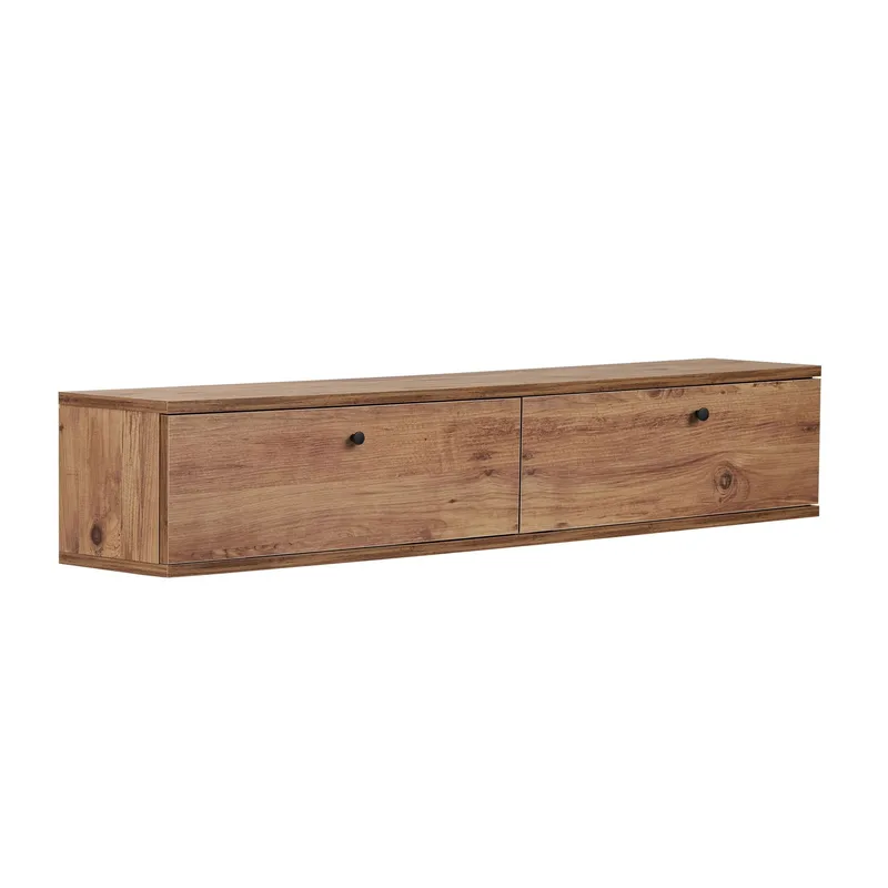 Dovren TV-bänk 140x25x25 cm - Atlantic Pine - Möbler - Tv möbel & mediamöbel - TV hylla