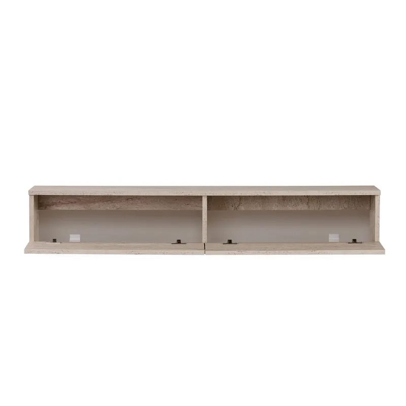 Dovren TV-bänk 160x25x25 cm - Travertin - Möbler - Tv möbel & mediamöbel - TV hylla