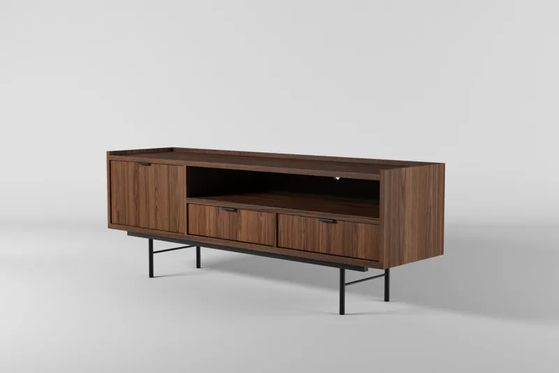Dravo Tv-Bänk 150 cm - Warmia valnöt - Möbler - Tv möbel & mediamöbel - TV bänk & mediabänk