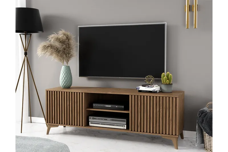 Entsian Tv-skåp 150 cm - Brun - Möbler - Tv möbel & mediamöbel - TV bänk & mediabänk