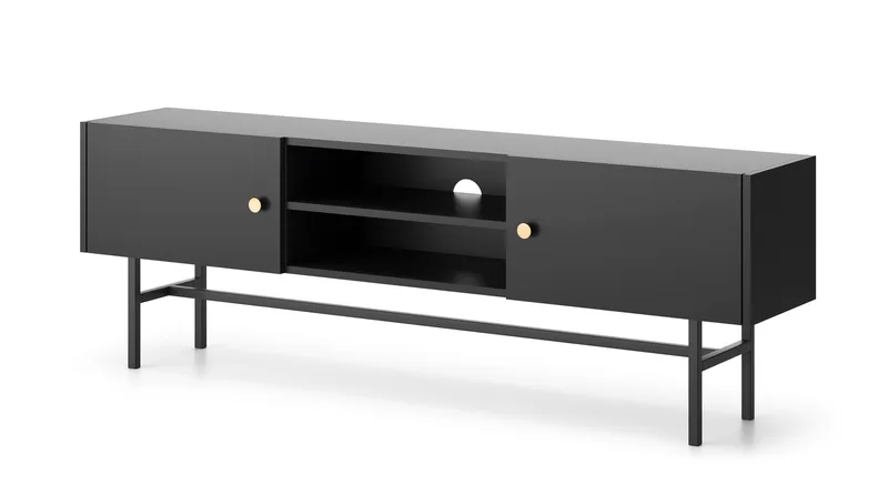 Francisca Tv-bänk 155 cm - Svart - Möbler - Tv möbel & mediamöbel - TV bänk & mediabänk