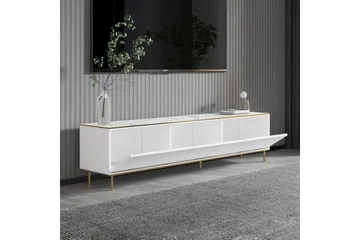 Imaj Tv-bänk 180 cm - Vit marmor/Guld - Möbler - Tv möbel & mediamöbel - TV bänk & mediabänk