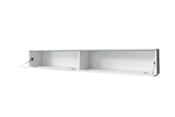 Kanak Tv-bänk 180 cm - Mörkgrå/Vit - Möbler - Tv möbel & mediamöbel - TV bänk & mediabänk