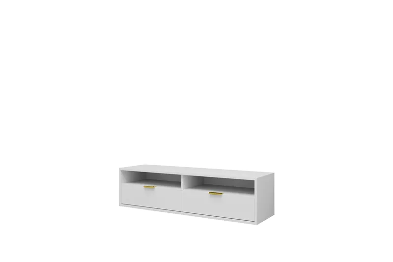 Kanon Tv-bänk 140 cm - Vit - Möbler - Tv möbel & mediamöbel - TV bänk & mediabänk