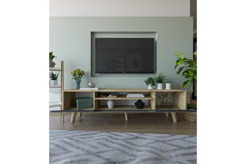 Kollumber Tv-stativ 180x30 cm - Brun/Antracit - Möbler - Tv möbel & mediamöbel - TV bänk & mediabänk