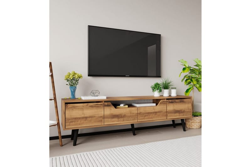 Kollumber Tv-stativ 180x30 cm - Valnöt - Möbler - Tv möbel & mediamöbel - TV bänk & mediabänk