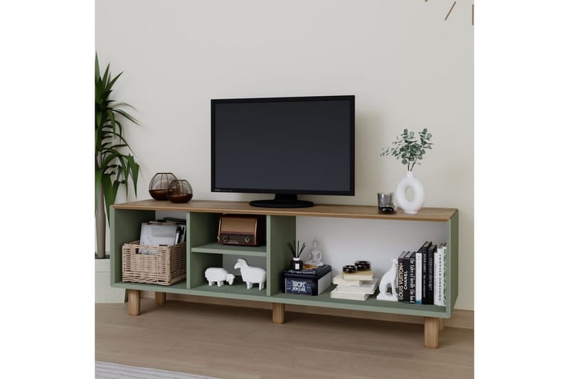 Kuniyoshi Tv-bänk 160 cm - Grön - Möbler - Tv möbel & mediamöbel - TV bänk & mediabänk