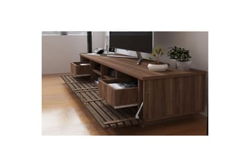Malric TV Bänk 180 cm i Ek - Brun - Möbler - Tv möbel & mediamöbel - TV bänk & mediabänk