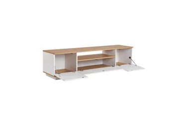 Meni Tv-bänk 180 cm - Natur/Vit - Möbler - Tv möbel & mediamöbel - TV bänk & mediabänk