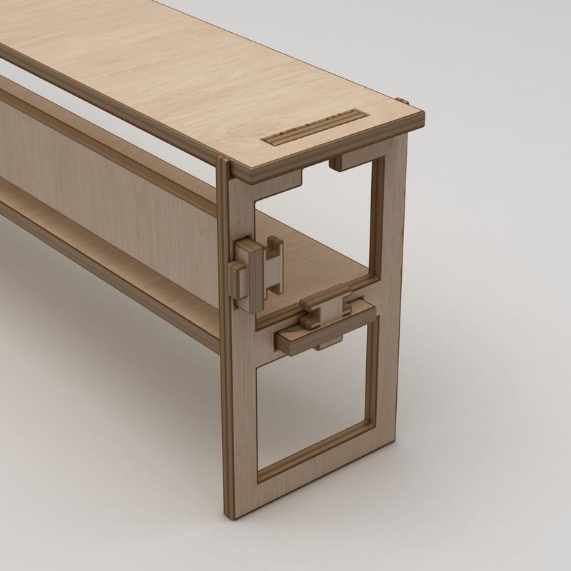 Mopira TV-bänk 220 cm - Naturträ - Möbler - Tv möbel & mediamöbel - TV bänk & mediabänk