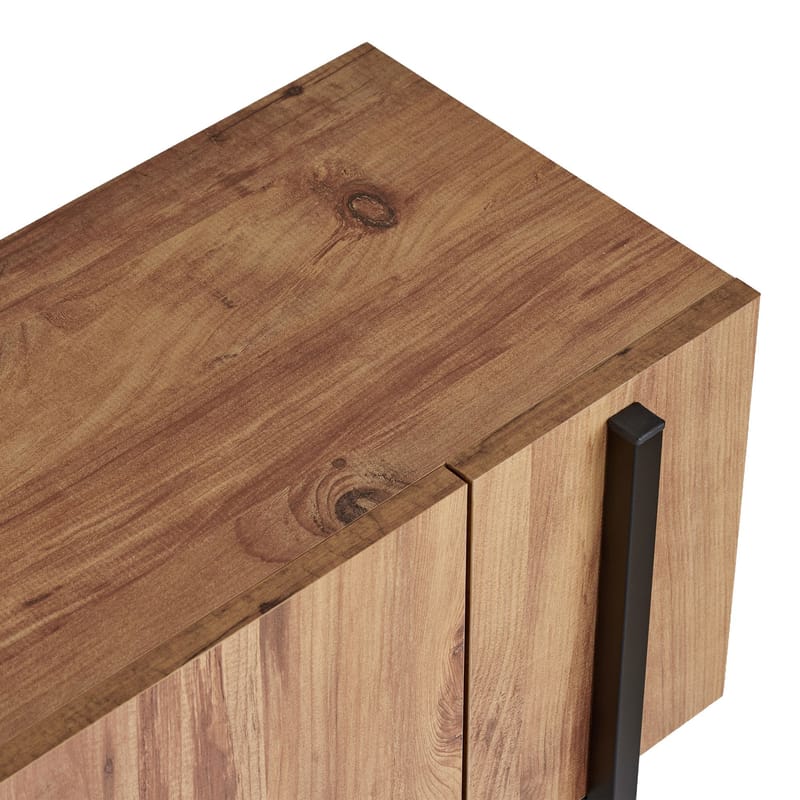 Nexus TV-bänk 180 cm - Atlantic Pine och svart - Möbler - Tv möbel & mediamöbel - TV bänk & mediabänk