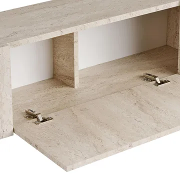 Nexus TV-bänk 180 cm - Travertin/guld - Möbler - Tv möbel & mediamöbel - TV bänk & mediabänk