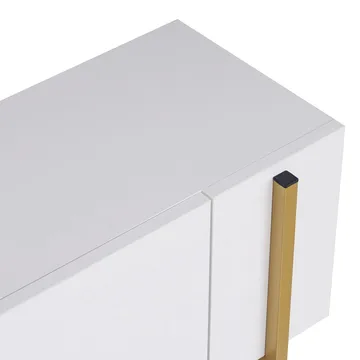 Nexus TV-bänk 180 cm - Vitt/guld - Möbler - Tv möbel & mediamöbel - TV bänk & mediabänk