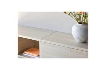 Nomi Vägghängd Tv Bänk 180 cm med Förvaring i Ljust Trä - Beige - Möbler - Tv möbel & mediamöbel - TV bänk & mediabänk