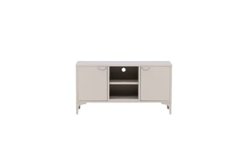 Piring Golvstående TV-bänk 120 cm med Förvaring i Metall - Beige - Möbler - Tv möbel & mediamöbel - TV bänk & mediabänk