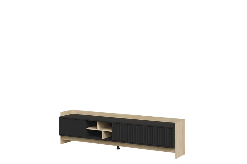 Polina Tv-bänk 190 cm, Brun/Svart