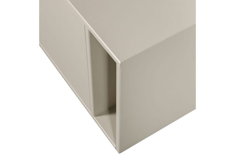 Settle Golvstående Tv Bänk 108 cm med Förvaring i Furu - Ljusbeige - Möbler - Tv möbel & mediamöbel - TV bänk & mediabänk