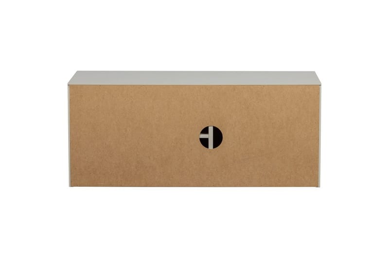 Settle Golvstående Tv Bänk 108 cm med Förvaring i Furu - Ljusbeige - Möbler - Tv möbel & mediamöbel - TV bänk & mediabänk