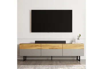 Sign Tv-bänk 180 cm - Grå/Ek - Möbler - Tv möbel & mediamöbel - TV bänk & mediabänk