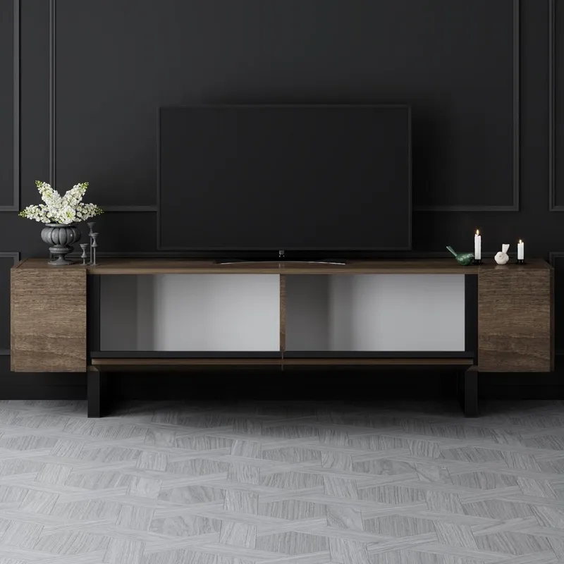 Sozi Tv-bänk 180 cm - Svart - Möbler - Tv möbel & mediamöbel - TV bänk & mediabänk