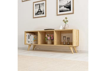Springhill Golvstående Tv-bänk 120 cm med Förvaring i Målat Trä - Beige - Möbler - Tv möbel & mediamöbel - TV bänk & mediabänk