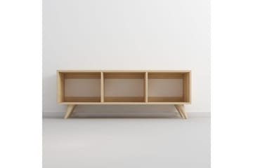 Springhill Golvst ående Tv-bänk 120 cm med Förvaring i Målat Trä - Beige - Möbler - Tv möbel & mediamöbel - TV bänk & mediabänk