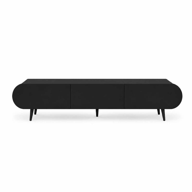 Svelor TV-bänk 180x49x30 cm, Svart