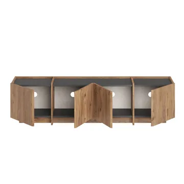 Sylvenn TV-bänk 180 cm - Atlantic Pine och Anthracite - Möbler - Tv möbel & mediamöbel - TV bänk & mediabänk