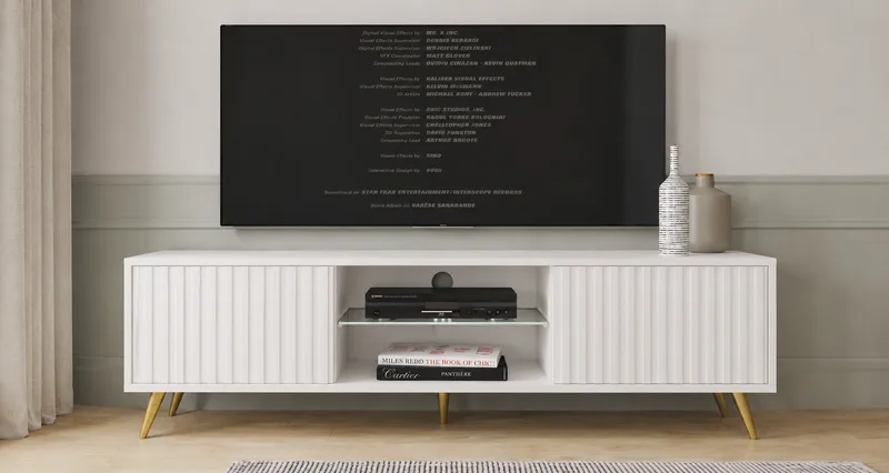 Tapas Tv-bänk 135 cm - Vit - Möbler - Tv möbel & mediamöbel - TV bänk & mediabänk