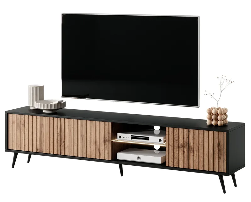 Tapas Tv-bänk 175 cm - Svart - Möbler - Tv möbel & mediamöbel - TV bänk & mediabänk