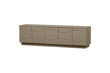 Teo Golvstående TV-bänk 180 cm med Förvaring i Målat Trä - Beige - Möbler - Tv möbel & mediamöbel - TV bänk & mediabänk