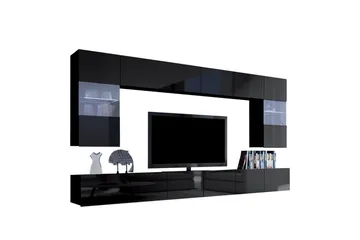 Tessan Tv-möbelset - Svart - Möbler - Tv möbel & mediamöbel - TV-möbelset