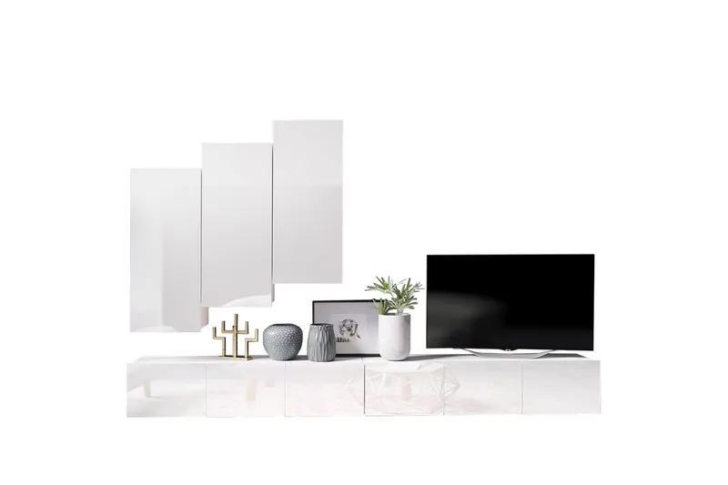 Tessan Tv-möbelset - Vit - Möbler - Tv möbel & mediamöbel - TV-möbelset
