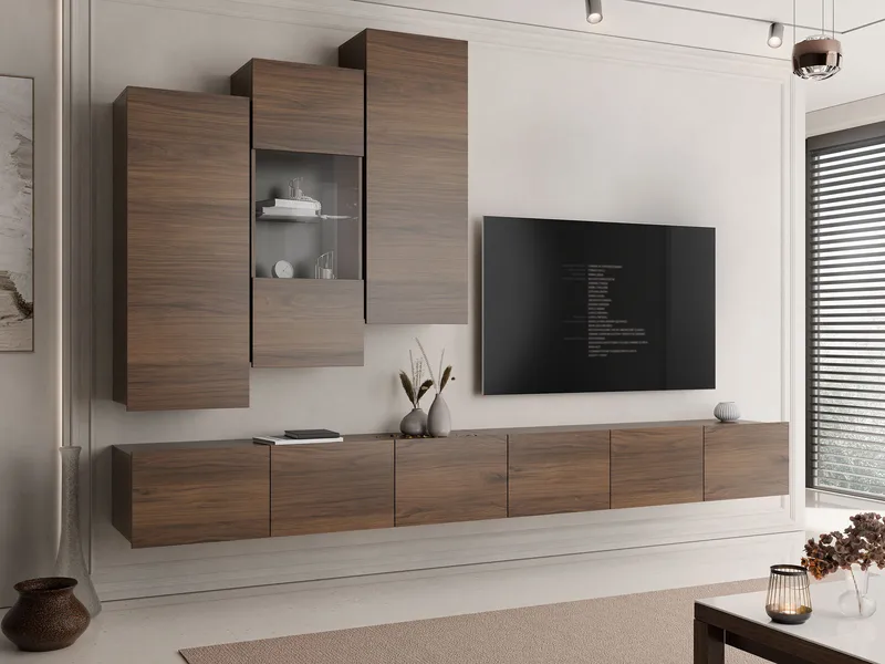 Tessan Tv väggenhet - brun - Möbler - Tv möbel & mediamöbel - TV-möbelset