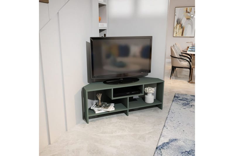 Torlin Tv-bänk 120 cm - Grön - Möbler - Tv möbel & mediamöbel - TV bänk & mediabänk