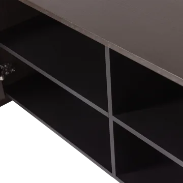 Tv-bänk Brock 200 cm - Mellanbrun - Möbler - Tv möbel & mediamöbel - TV bänk & mediabänk