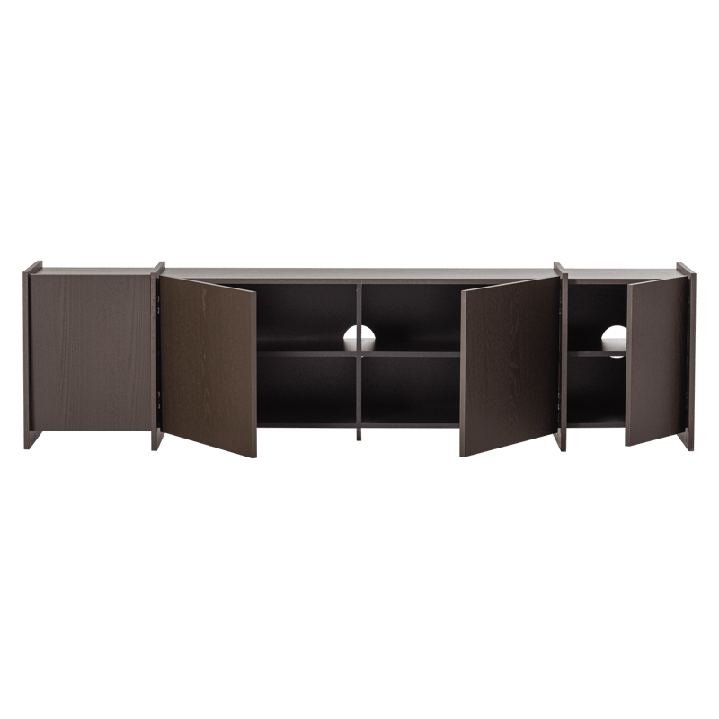 Tv-bänk Brock 200 cm - Mellanbrun - Möbler - Tv möbel & mediamöbel - TV bänk & mediabänk