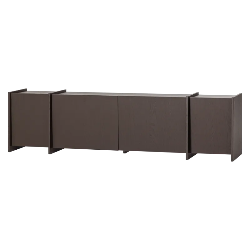Tv-bänk Brock 200 cm - Mellanbrun - Möbler - Tv möbel & mediamöbel - TV bänk & mediabänk