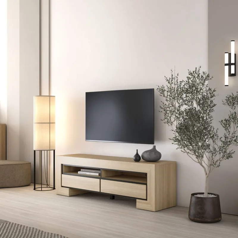 Tv-bänk Cuba II med 2 Lådor - Möbler - Tv möbel & mediamöbel - TV bänk & mediabänk