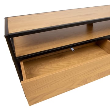 TV-bänk Hedvig 120x33x40 cm - ask/svart - Möbler - Tv möbel & mediamöbel - TV bänk & mediabänk