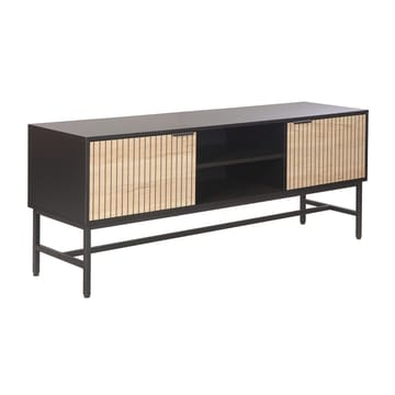 TV-bänk Helve 150x40x60 cm Melamin - svart / ljust trä - Möbler - Tv möbel & mediamöbel - TV bänk & mediabänk