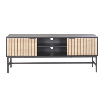 TV-bänk Helve 150x40x60 cm Melamin - svart / ljust trä - Möbler - Tv möbel & mediamöbel - TV bänk & mediabänk