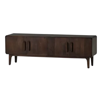 Tv-bänk Liya 150 cm - Mörkbrun - Möbler - Tv möbel & mediamöbel - TV bänk & mediabänk