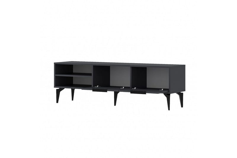 TV-bänk Lyven Antracit - Antracit - Möbler - Tv möbel & mediamöbel - TV bänk & mediabänk