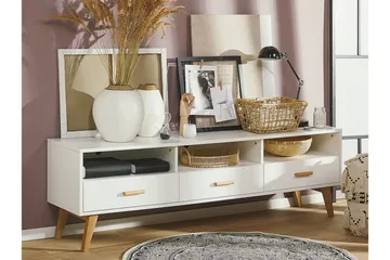 Alfambra TV-bänk 180 cm - Vit - Möbler - Tv möbel & mediamöbel - TV bänk & mediabänk