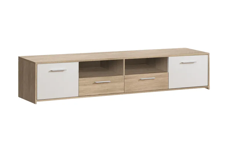 Cadgwith TV-Bänk 182 cm - Brun/Vit - Möbler - Tv möbel & mediamöbel - TV bänk & mediabänk