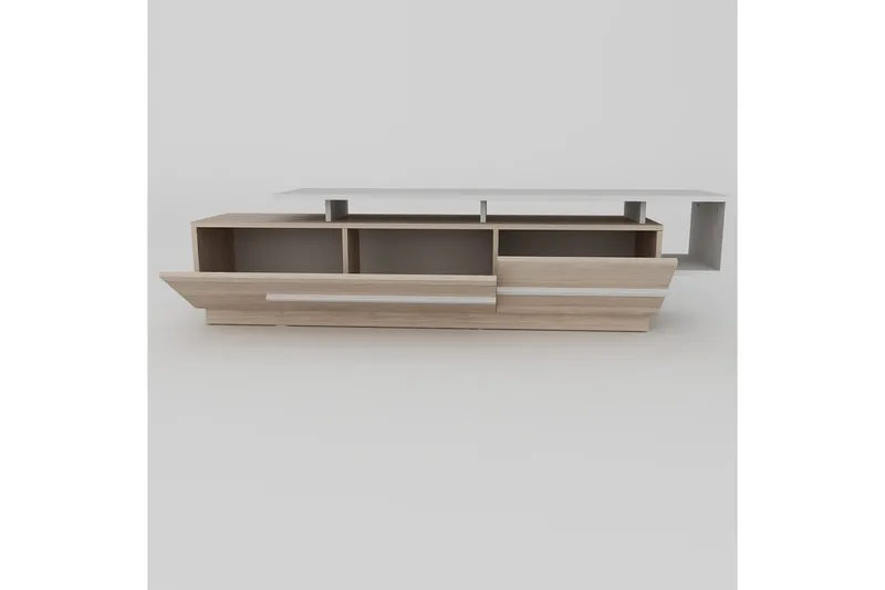 Campora Tv-bänk 150 cm - Natur/Vit - Möbler - Tv möbel & mediamöbel - TV bänk & mediabänk