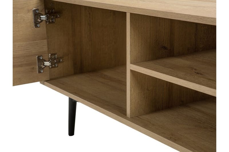 Dariana TV-bänk 160 cm med Förvaring i Ljust Trä - Ljusbrun - Möbler - Tv möbel & mediamöbel - TV bänk & mediabänk